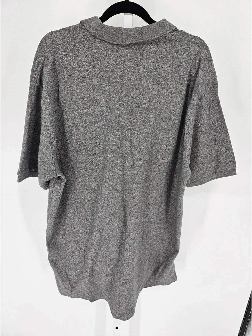 Polo Ralph Lauren Mens Sz XXL Short Sleeve Polo Shirt Gray w/ Black Pony